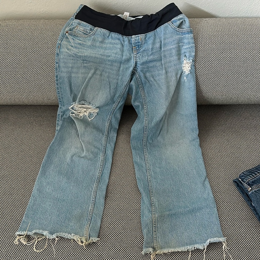 Wide Leg Maternity Jeans Sz 2